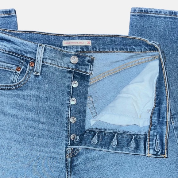 Levi's Ribcage Straight Ankle Jeans, Size 29 - Picture 10 of 16